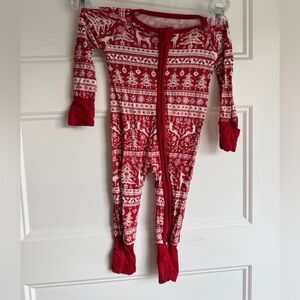 Little Sleepies Reindeer Cheer Zippy 0-3M